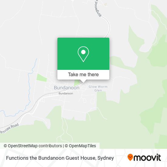 Functions the Bundanoon Guest House map