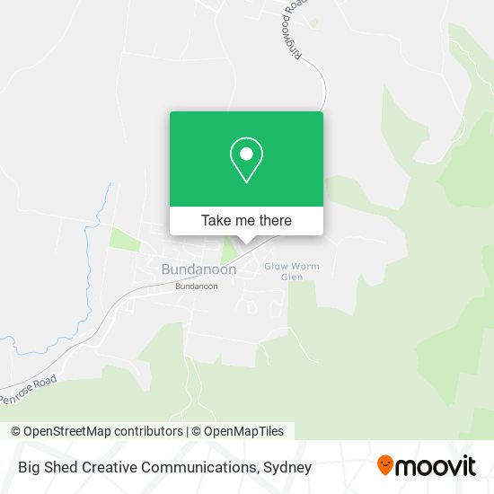 Big Shed Creative Communications map