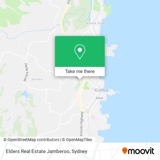 Elders Real Estate Jamberoo map