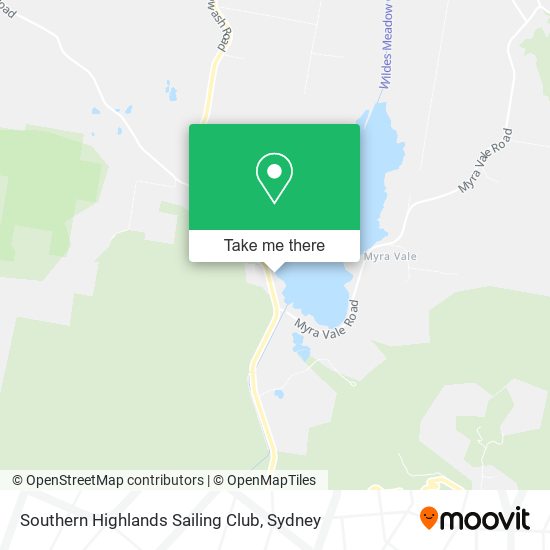 Southern Highlands Sailing Club map
