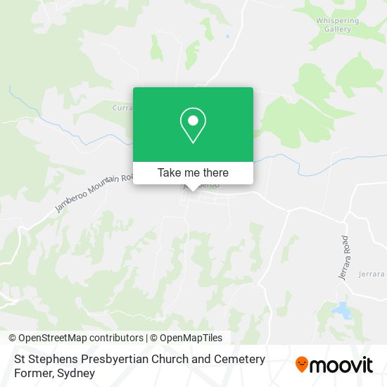 St Stephens Presbyertian Church and Cemetery Former map