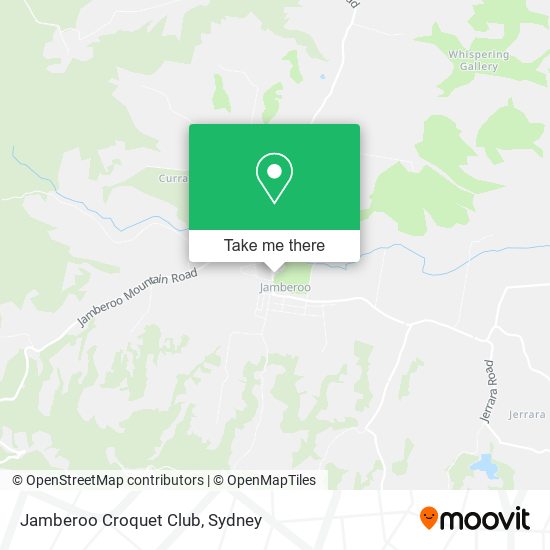 Jamberoo Croquet Club map