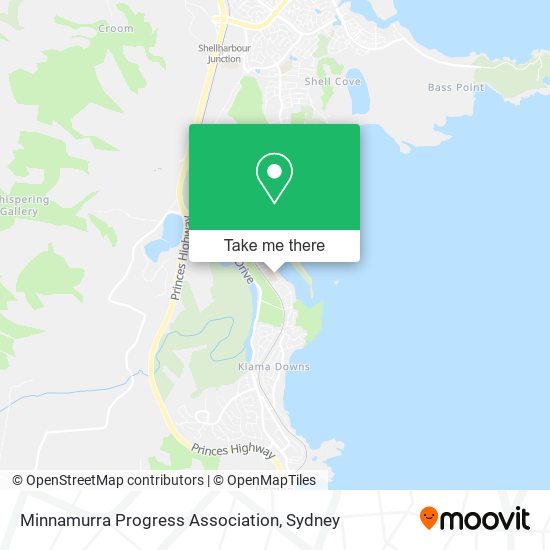 Mapa Minnamurra Progress Association