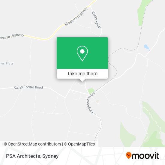 PSA Architects map