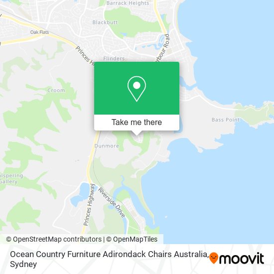 Ocean Country Furniture Adirondack Chairs Australia map