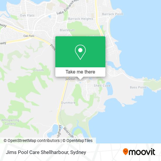 Jims Pool Care Shellharbour map