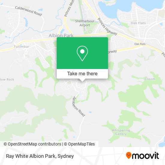 Ray White Albion Park map