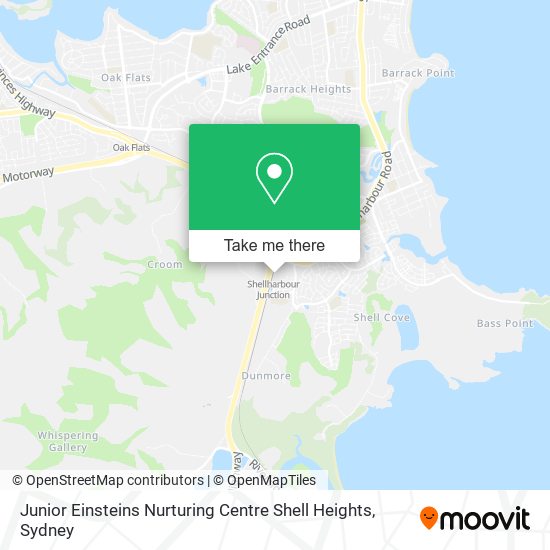 Junior Einsteins Nurturing Centre Shell Heights map