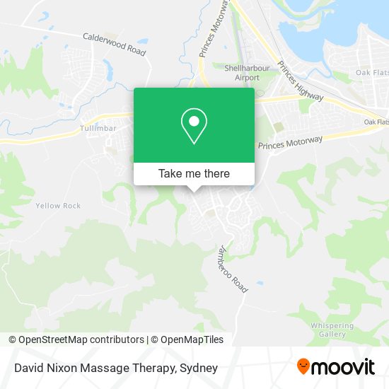 David Nixon Massage Therapy map