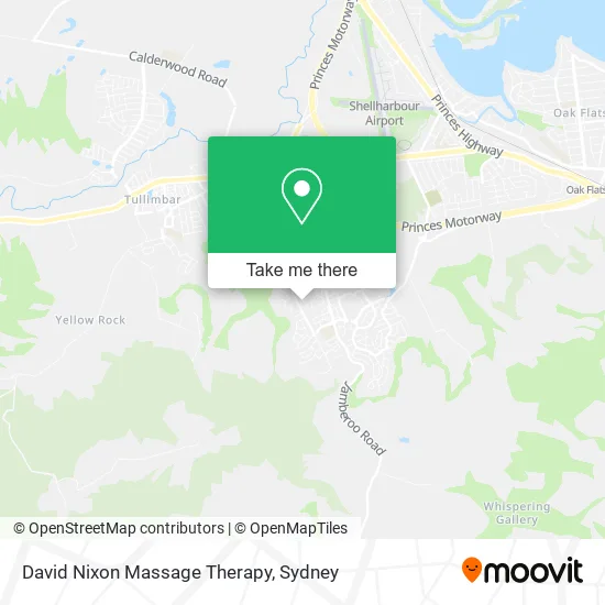 David Nixon Massage Therapy map