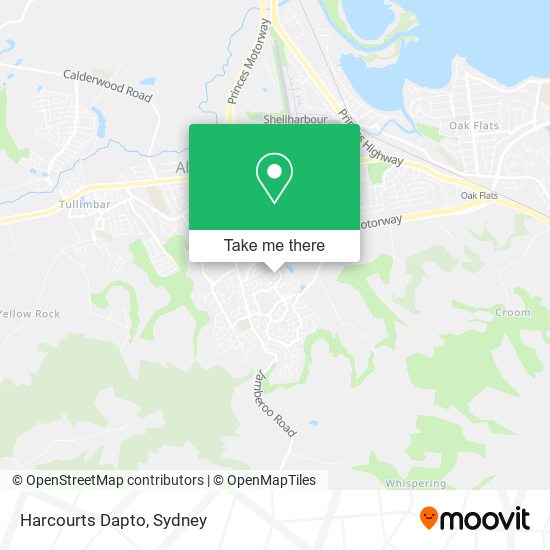 Harcourts Dapto map