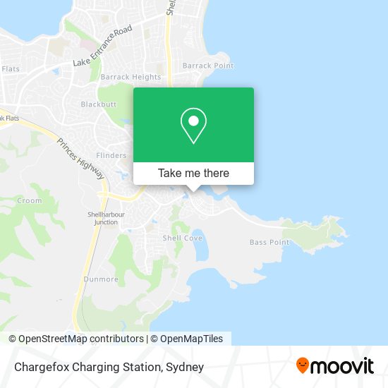 Mapa Chargefox Charging Station