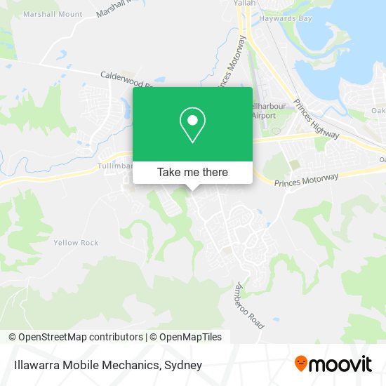 Illawarra Mobile Mechanics map