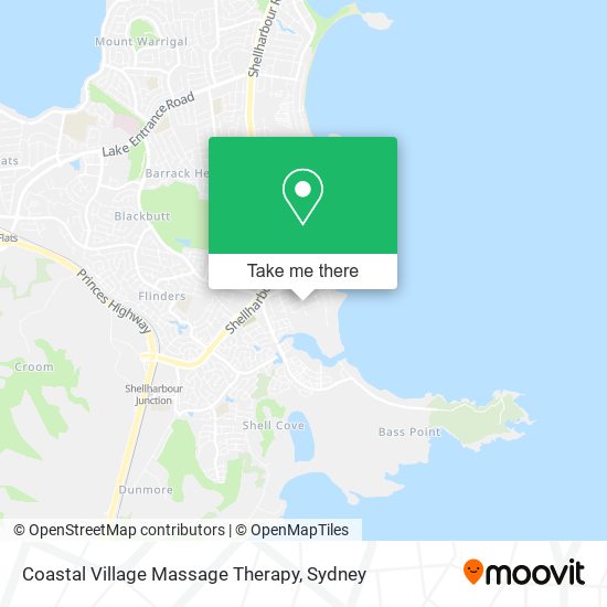 Coastal Village Massage Therapy map