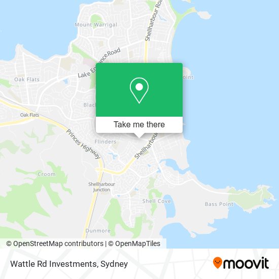 Mapa Wattle Rd Investments