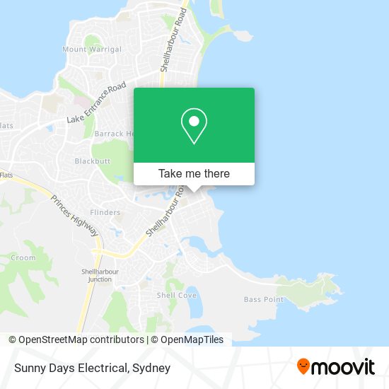 Sunny Days Electrical map