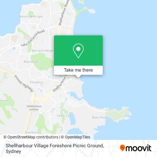 Shellharbour Village Foreshore Picnic Ground map