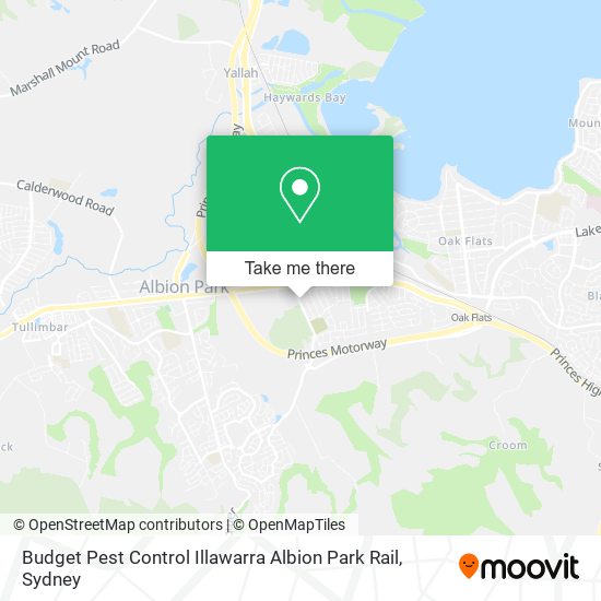 Budget Pest Control Illawarra Albion Park Rail map