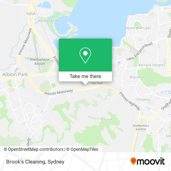 Brook's Cleaning map
