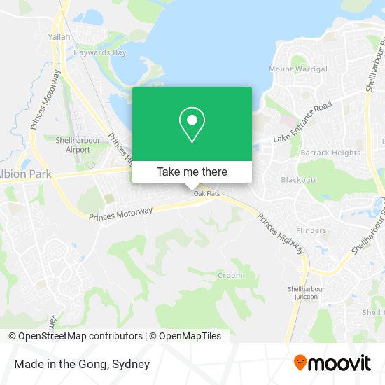 Made in the Gong map