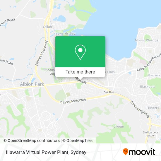 Illawarra Virtual Power Plant map