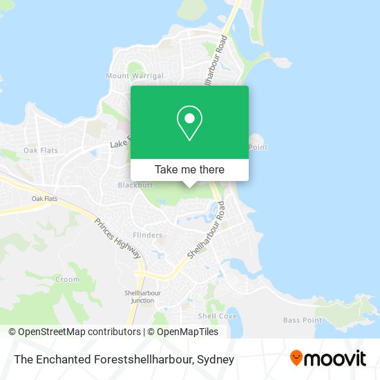 The Enchanted Forestshellharbour map