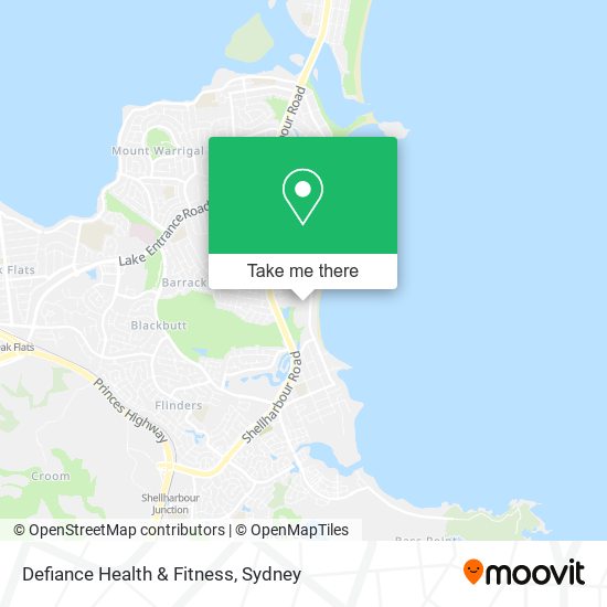 Defiance Health & Fitness map