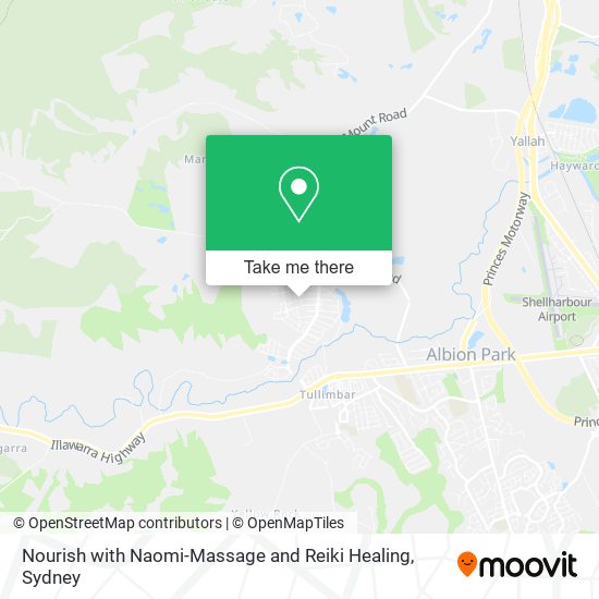 Mapa Nourish with Naomi-Massage and Reiki Healing