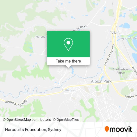 Harcourts Foundation map