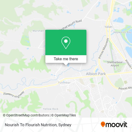 Nourish To Flourish Nutrition map