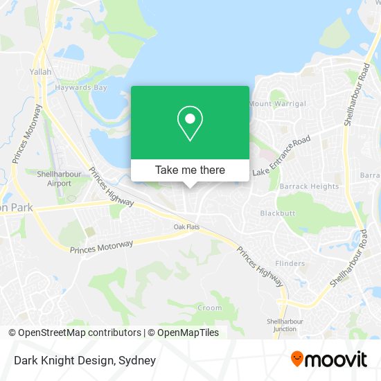 Dark Knight Design map