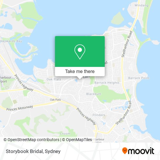 Storybook Bridal map
