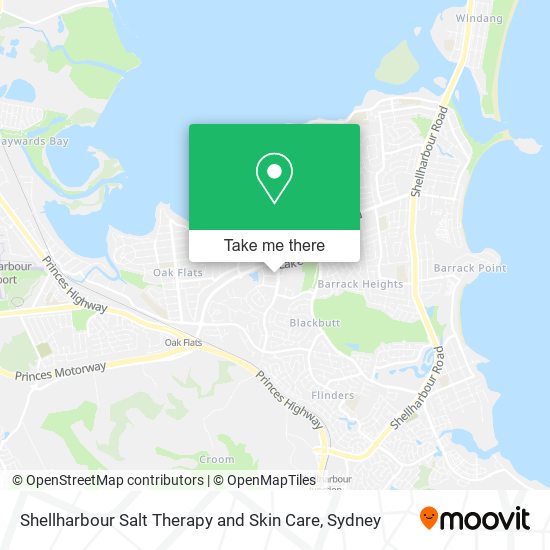 Mapa Shellharbour Salt Therapy and Skin Care