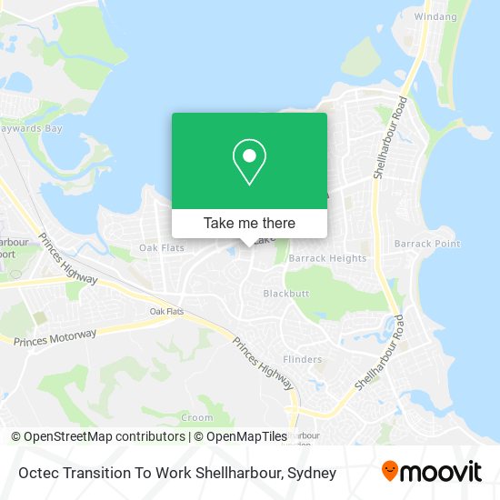 Mapa Octec Transition To Work Shellharbour