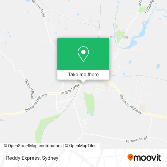 Reddy Express map