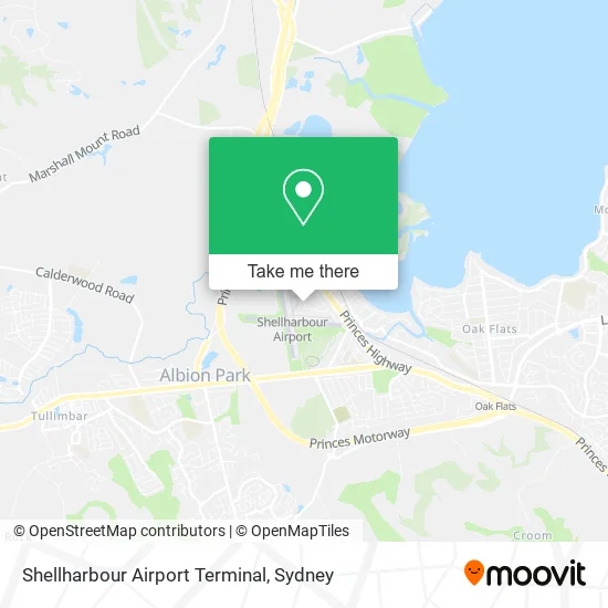 Shellharbour Airport Terminal map