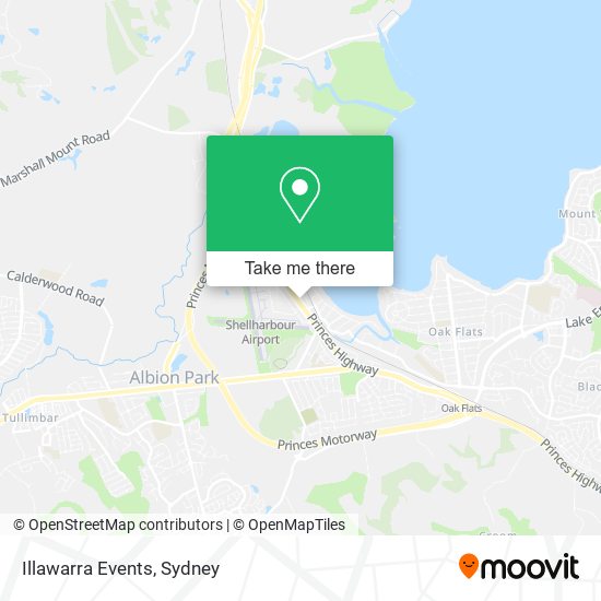 Mapa Illawarra Events