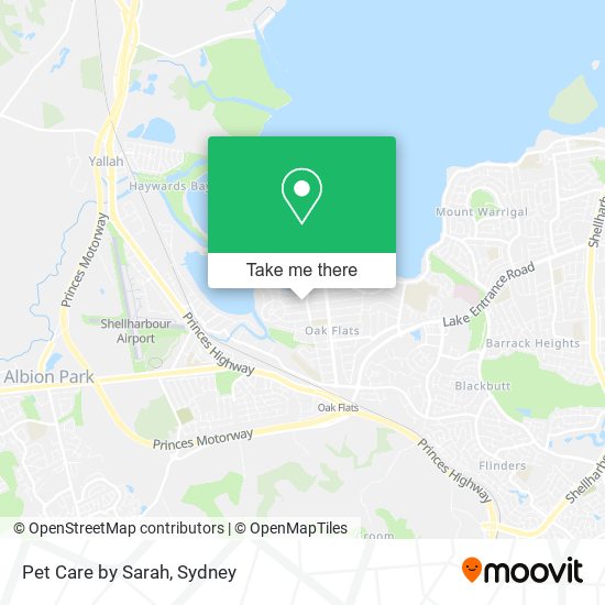 Pet Care by Sarah map