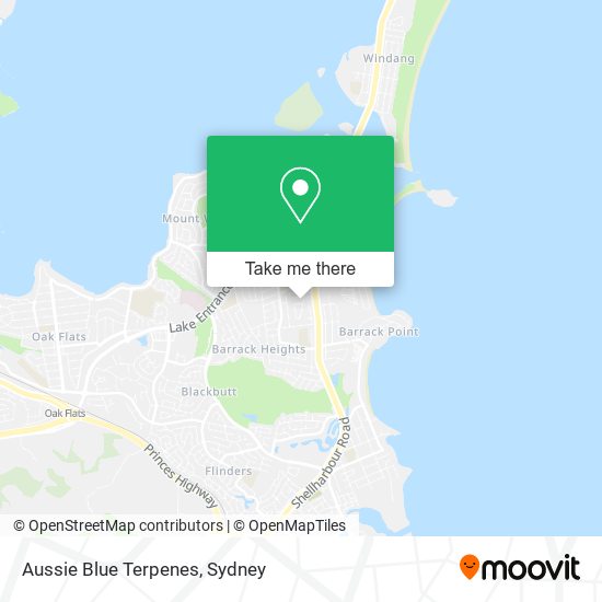 Aussie Blue Terpenes map