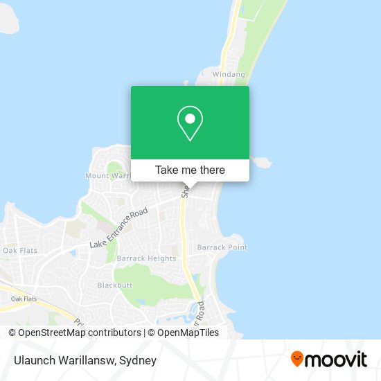 Mapa Ulaunch Warillansw