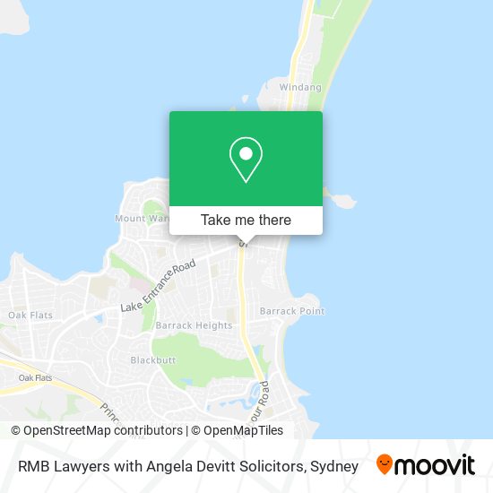 RMB Lawyers with Angela Devitt Solicitors map