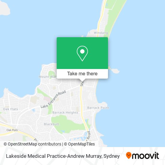 Mapa Lakeside Medical Practice-Andrew Murray