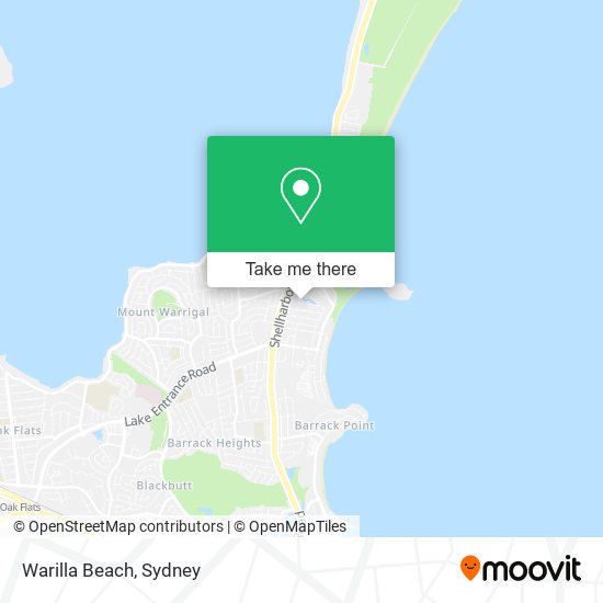 Warilla Beach map