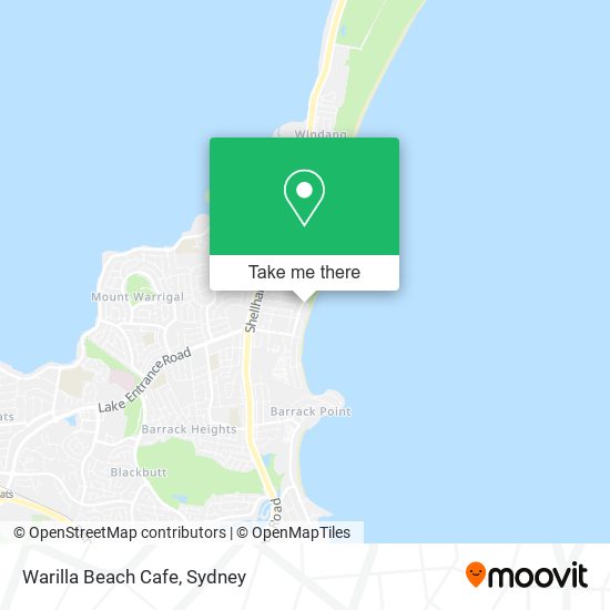 Warilla Beach Cafe map