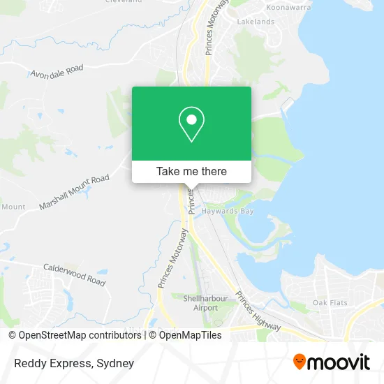 Reddy Express map