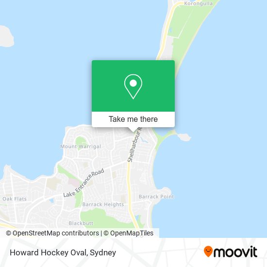 Mapa Howard Hockey Oval