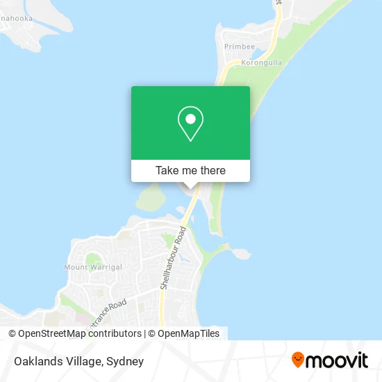 Oaklands Village map