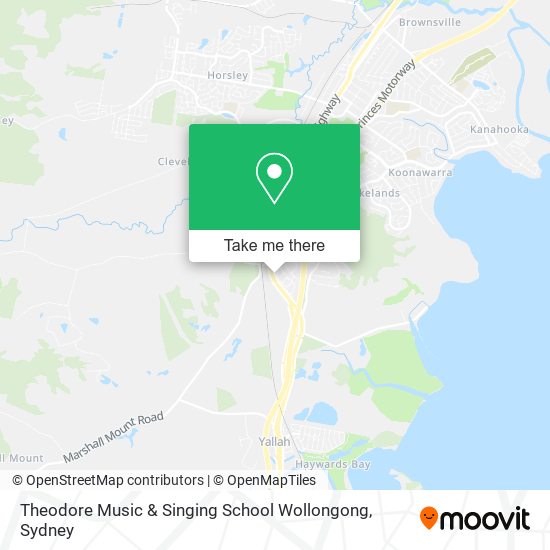 Theodore Music & Singing School Wollongong map