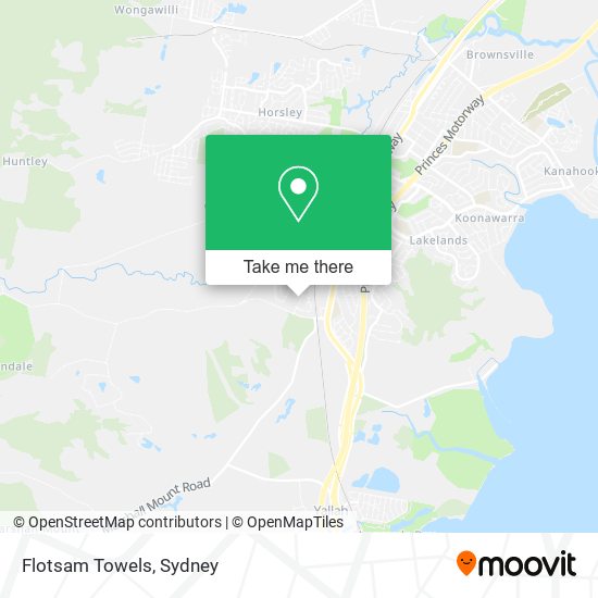 Flotsam Towels map