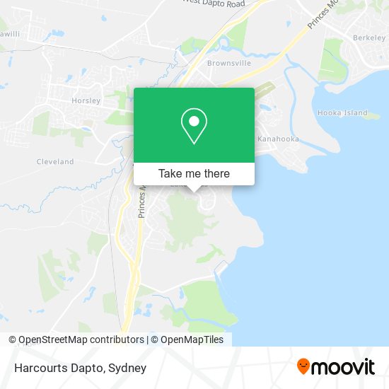 Harcourts Dapto map
